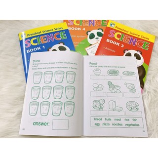 Sách - Preschool Science - bộ 4 cuốn
