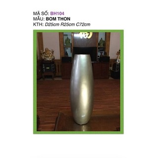 Bình Hoa *HÀNG LÚC NÀO CŨNG CÓ SẴN, VUI LÒNG LIÊN HỆ VỚI SHOP ĐỂ MUA HÀNG*Composite ⚡️Bao Bể Vỡ⚡️Dáng Bom Số 9 Cao 72cm