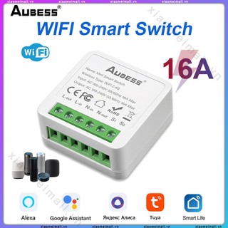 16a Mini Wifi Công Tắc Thông Minh Supporte 2 Hẹn Giờ Điều Khiển Aubess Không Dây Công Tắc Nhà Thông Minh Tự Động Hóa Công Việc Với Tuya alexa Google Home
