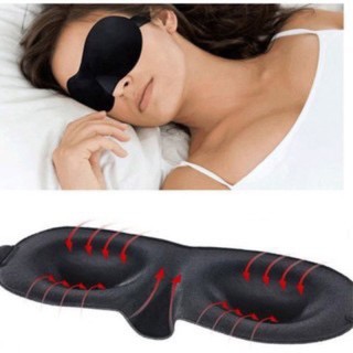 Bịt Mắt Ngủ 3D,Mặt Nạ Che Mắt Ngủ 3D Mềm Mại Tiện Dụng Cho Nam Và Nữ/Đi Du Lịch Cao Cấp