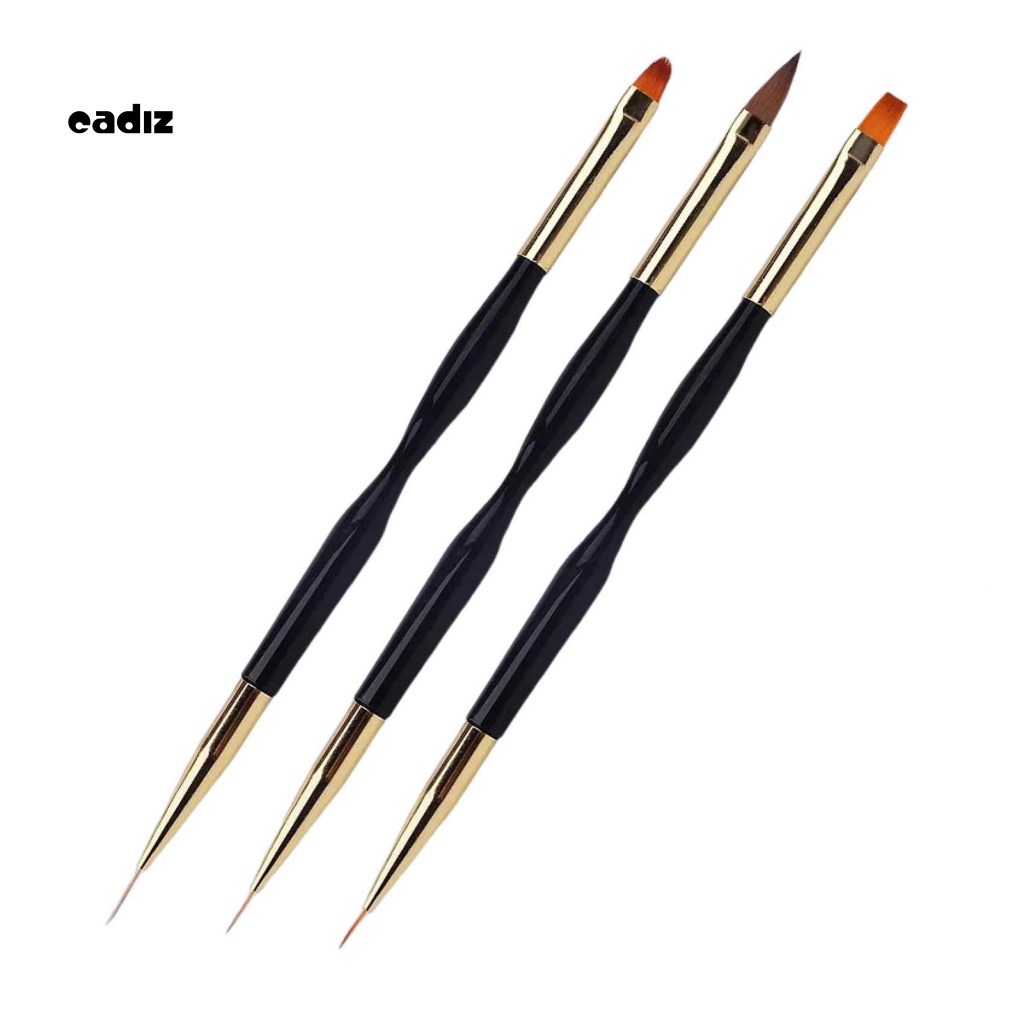 Set 3 Bút Vẽ Móng Hai Đầu Họa Tiết Chấm Bi Có Thể Tái Sử Dụng