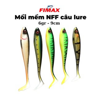 Mồi câu cá, Mồi cá mềm NFF [6g/9cm] câu lửng, chuyên câu lure cá lóc bông, cá lóc đồng, cá chuối, cá chẽm, cá rô phi.