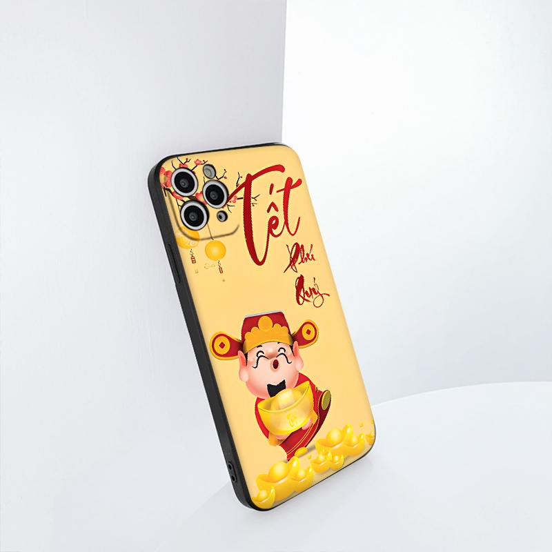 Ốp bảo vệ cam iphone cạnh vuông Tết phú quý cho 6/6splus/7/7plus/8/8plus/x/xr/xs/11/12/13/14/pro/max/plus/