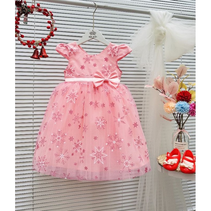 Đầm váy công chúa bé gái ren  4 lớp 14 đến 38 kg cao cấp haivanco dễ thương mềm mại và thoáng mát đi học đi chơi đều đẹp