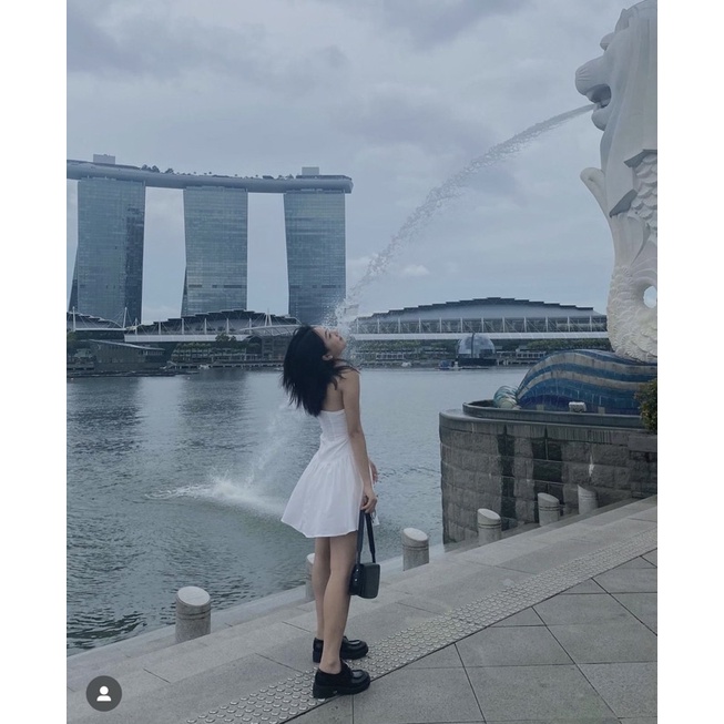 Đầm cúp ngực cúc bọc Annam Design