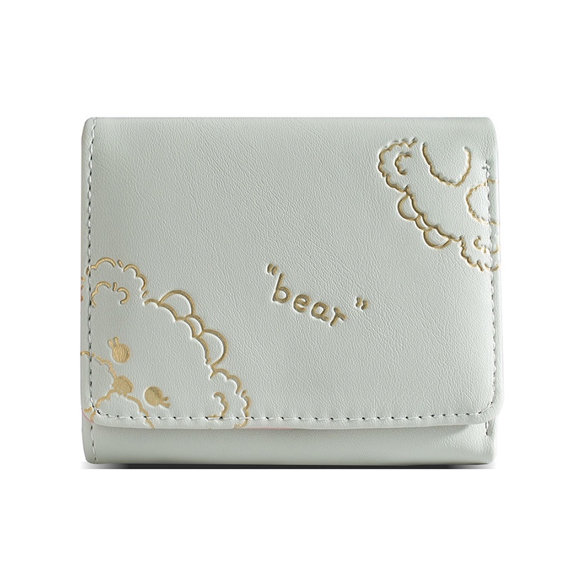 IELGY Ví Đựng Thẻ Nhiều Ngăn mini Họa Tiết Hoạt Hình Dành Cho Nữ