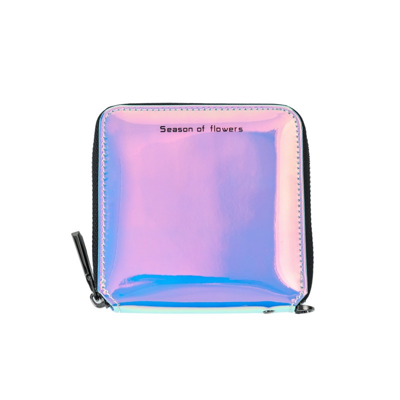 IELGY Túi Đeo Chéo Vai Bằng pvc Có Khóa Kéo Thời Trang Sành Điệu Cho Nữ