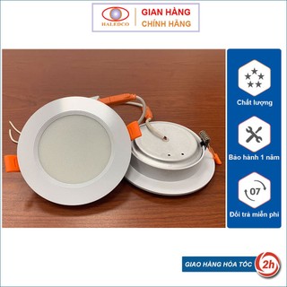 Đèn âm trần, trần thạch cao, downlight 7w 3 chế độ màu haledco hsdl290-7w