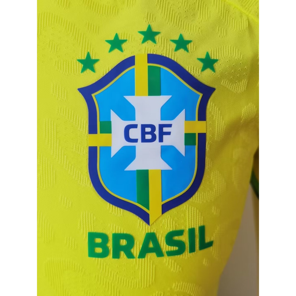 Áo Bóng Đá Màu Vàng Size S-2XL * Số 22-23 Phong Cách Brazil