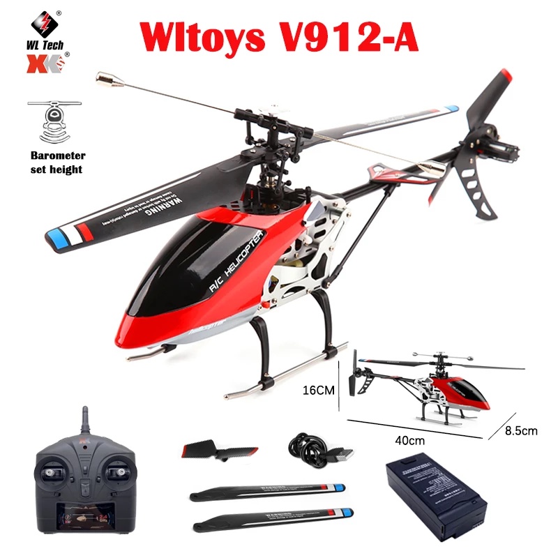 XK V912A (V912-A) Máy bay trực thăng điều khiển từ xa 4 kênh tự giữ độ cao