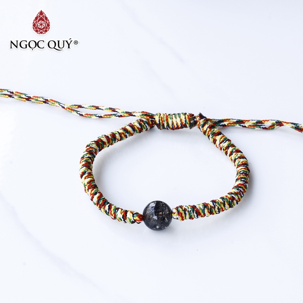 Vòng thắt dây đa sắc - Ngọc Quý