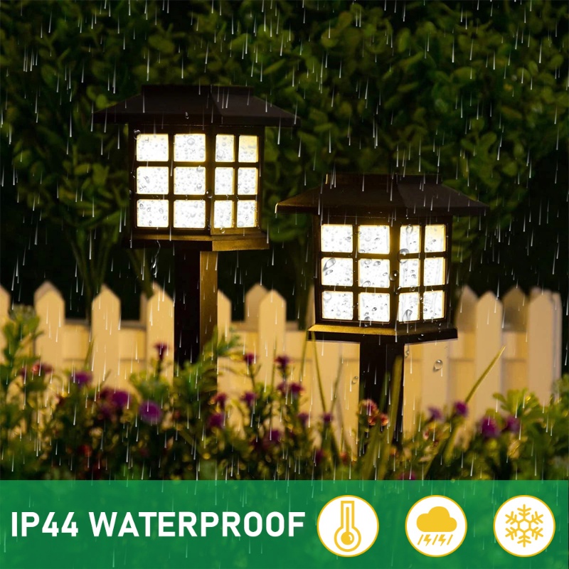 Đèn Led Trang Trí Lối Đi Sân Vườn Dùng Năng Lượng Mặt Trời Chống Thấm Nước Tiện Lợi