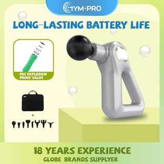 Máy Mát Xa Cơ Bắp GYMPRO Tay Cầm Dài Sử Dụng Pin - Yên Tĩnh - Massage Cổ Và Lưng - Khăn Giấy Sâu