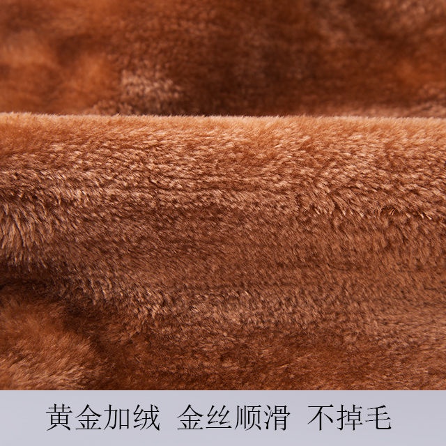 Quần áo pantsman quần ngắnmùa thu và mùa đông quần da mới nam s trung niên-người cao tuổi cộng với nhung dày lỏng la
