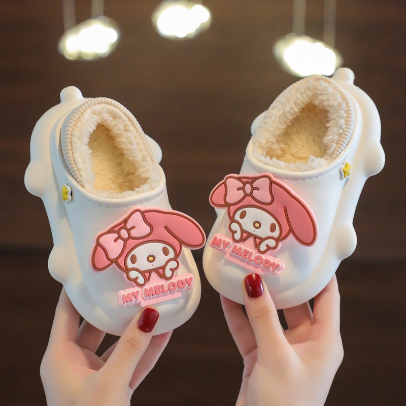 Dép Sục Bông Đi Trong Nhà Hình Mèo Hello Kitty Dễ Thương