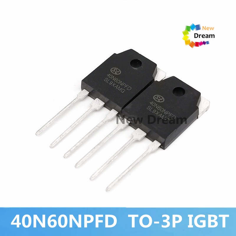2 chiếc 40N60NPFD TO-3P 40N60FD1 40N60 SGT40N60NPFD TO3P 600V 40A IGBT Transistor cho máy hàn biến t