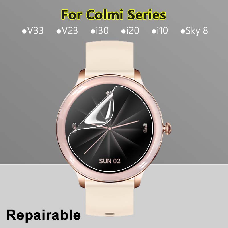 Set 2 / 3 / 5 / 10 Kính Cường Lực Bảo Vệ Màn Hình Cho Đồng Hồ Colmi Watch V33 V23 i30 i20 i10 Sky 8 7 Pro