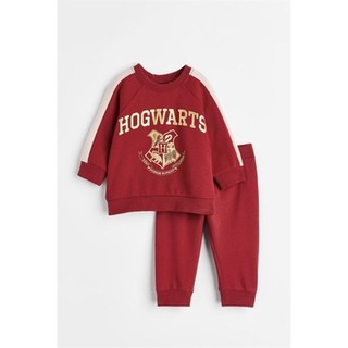 Set bộ nỉ Hogwarts đỏ đun