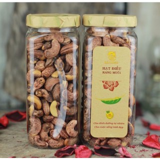 Hạt Điều Vỏ Lụa Rang Muối Hải Long Hộp 250G
