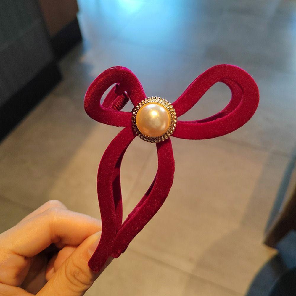 Kẹp Tóc Đuôi Ngựa Hình Nơ Phong Cách Hàn Quốc Ngọt Ngào Thời Trang Dành Cho Nữ Back2Lilife