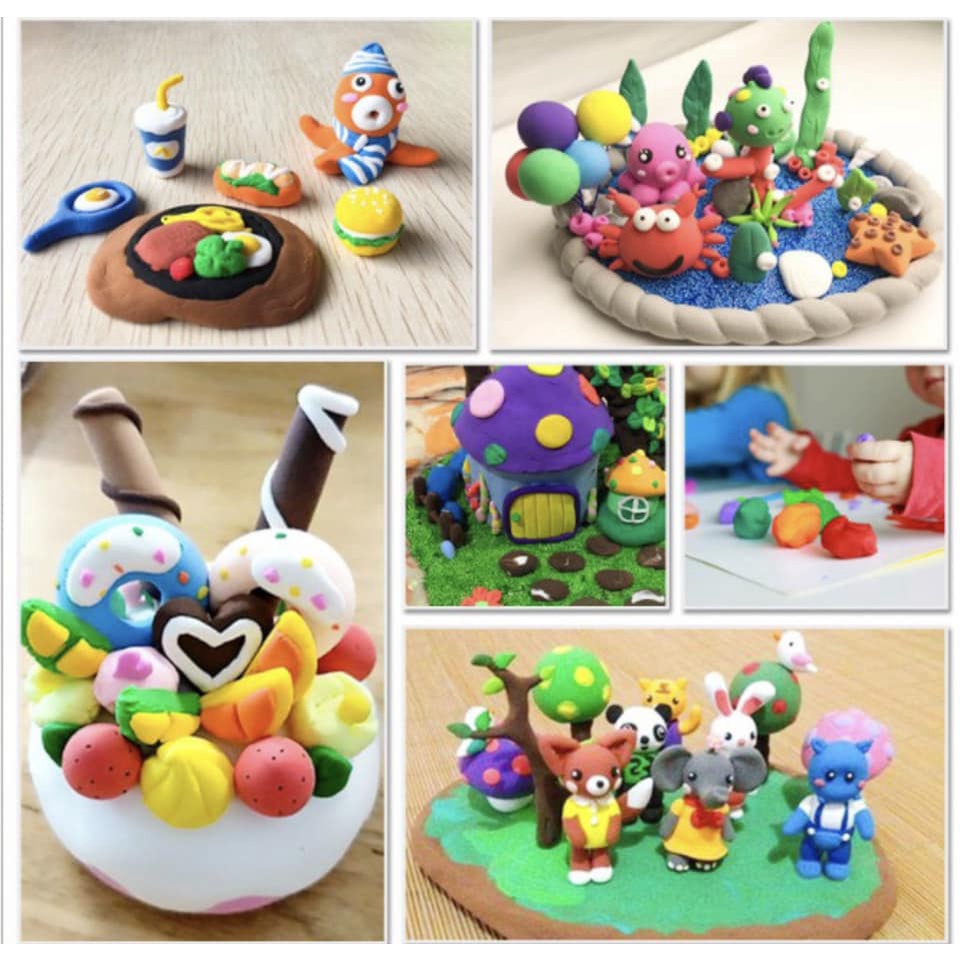 Đất sét tự khô 24 màu