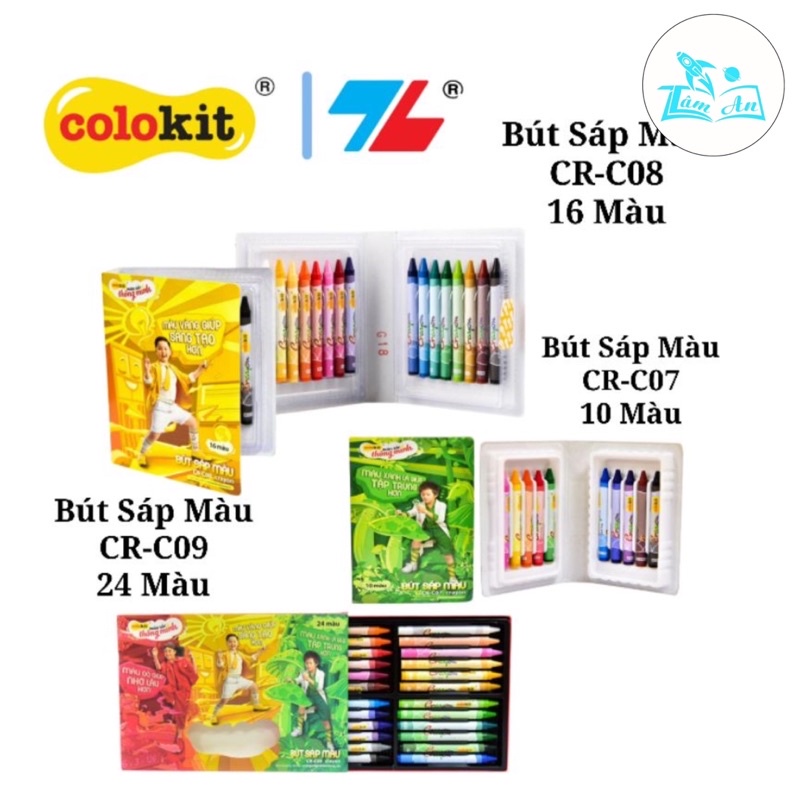 Bút sáp màu Thiên Long/ Classmate nhiều mẫu