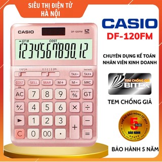 Máy tính casio df-120fm - hàng chính hãng bitex - thông dụng cho kế toán