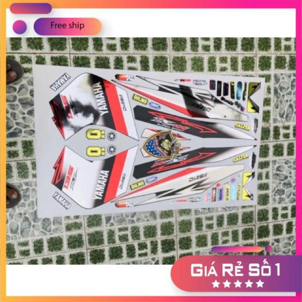 FREE SHIP + QUÀ TẶNG Tem rời Exciter 2010 Lc chất liệu Crom chính hãng cao cấp