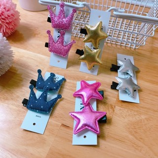 set 2 kẹp tóc nơ , kẹp tóc mái cho bé gái