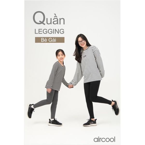 Quần legging bé gái 3-15 tuổi aircool 100% cotton modal mềm mại & ấm áp - ảnh sản phẩm 2