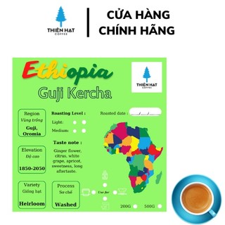 Cà phê hạt rang Ethiopia Guji Kercha nhập khẩu
