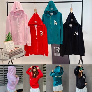 Áo khoác unisex MLB có nón tay dài thời trang nam nữ cặp couple chống nắng giữ ấm đi học đi làm đi chơi du lịch đi phượt