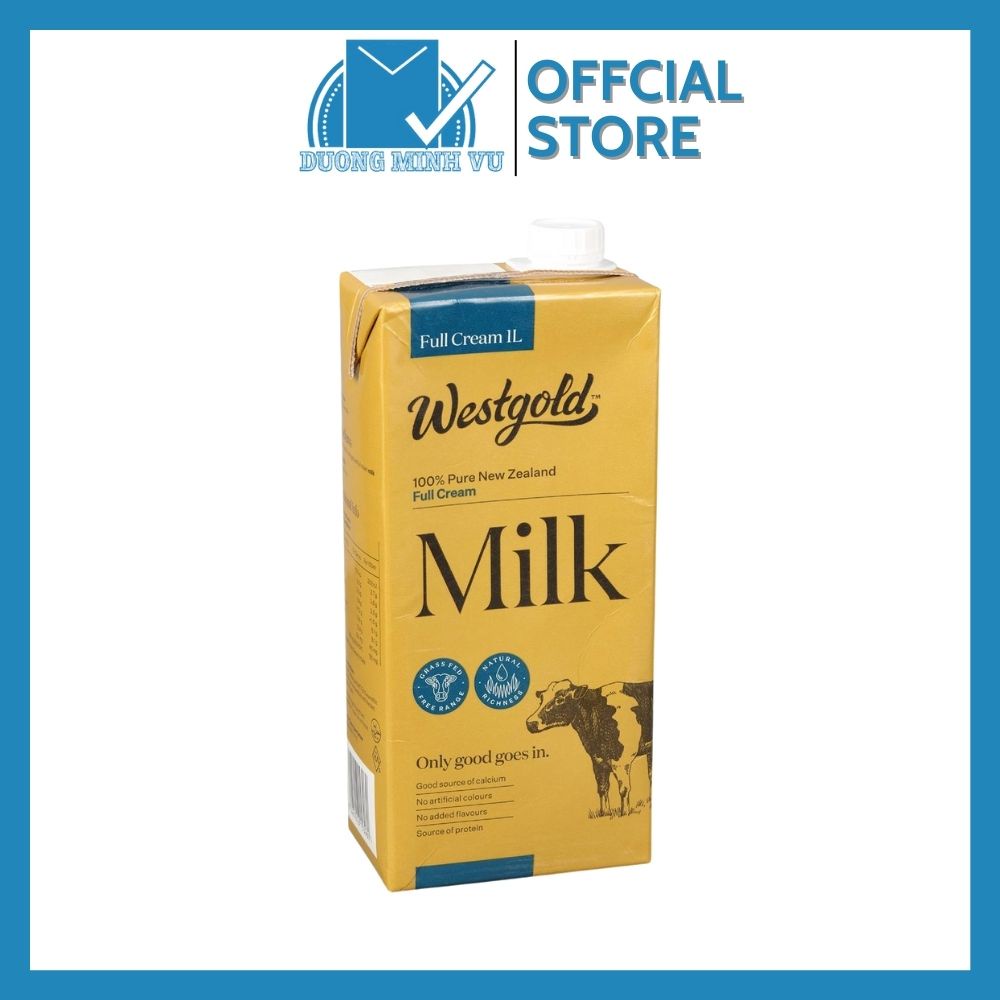 Sữa tiệt trùng nguyên kem Westgold UHT Whole Milk 1L