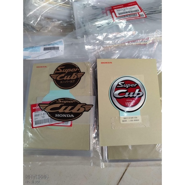 Tem dán bửng xe cub