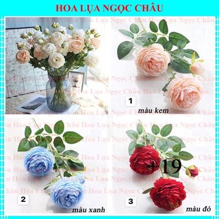 Hoa Giả - Hoa Hồng Lụa giả cao cấp, giống thật decor trang trí nhà cửa, nội thất,cửa tiệm,...