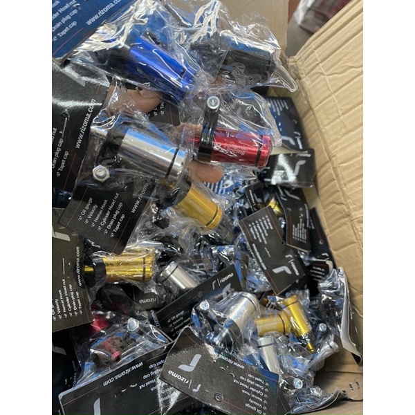 Bình dầu trụ nhôm cnc gắn xe máy