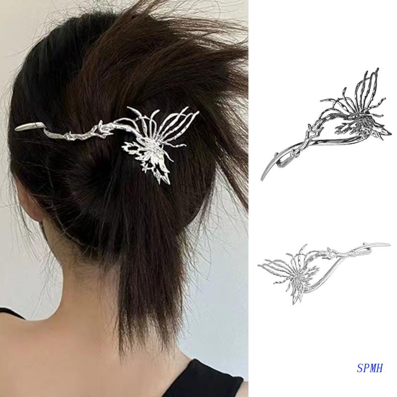Kẹp Tóc Hình Bươm Bướm Lớn Chống Trượt Thời Trang Dự Tiệc Cho Nữ