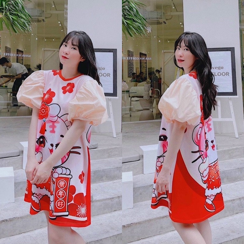 ĐẦM SUÔNG TAY PHỒNG HOẠT HÌNH