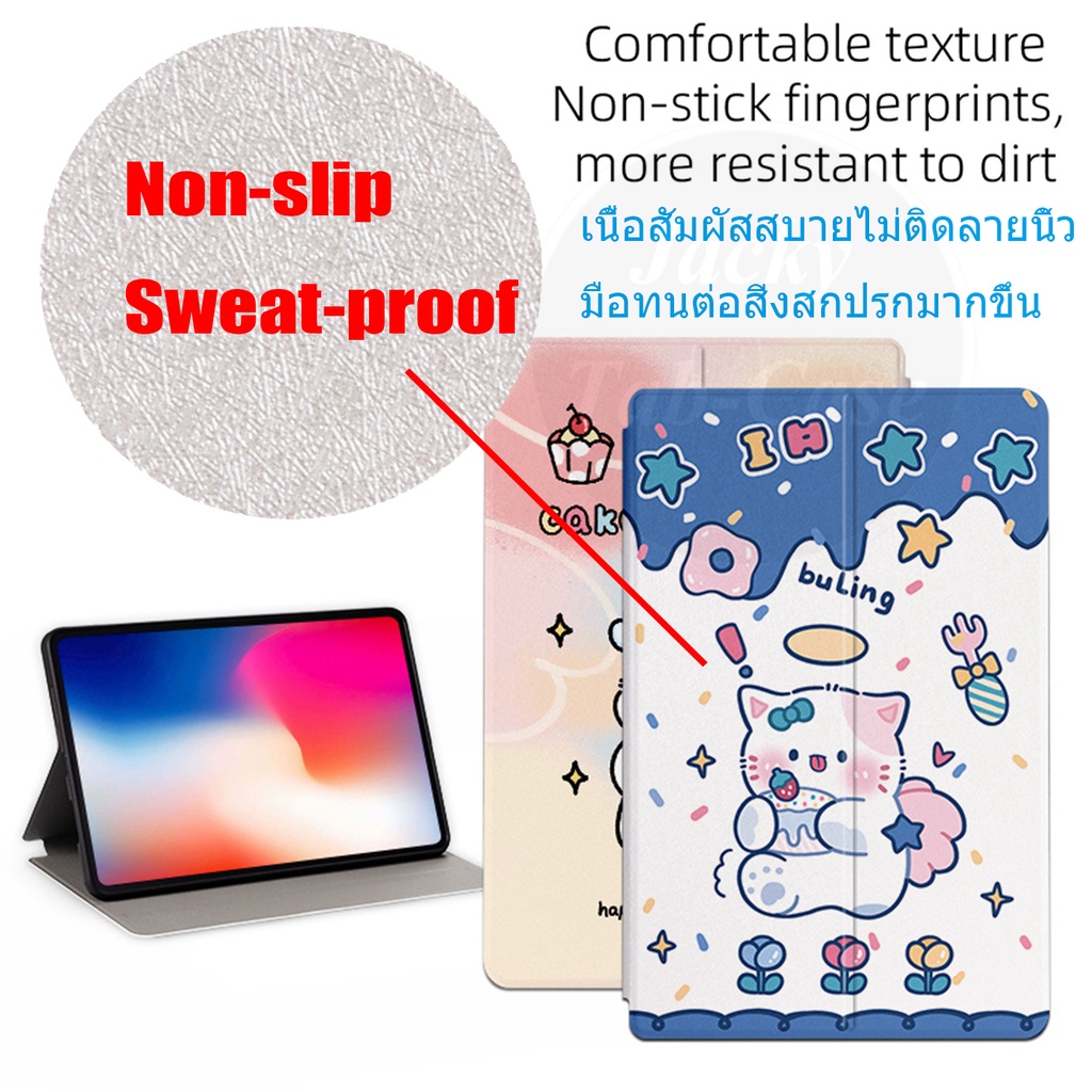 Bao Da Máy Tính Bảng PU Họa Tiết Hoạt Hình Dễ Thương Cho Lenovo XiaoXin Pad 2022 / Tab M10 Plus 3rd Gen 10.61 "TB-125FU TB-128FU TB-128XU Ốp