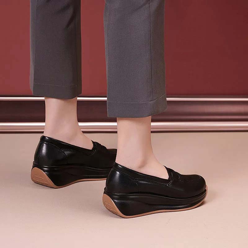 Giày Lười Đế Dày Thoải Mái Thời Trang Cho Nữ