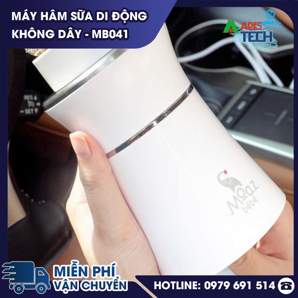MÁY HÂM SỮA DI ĐỘNG KHÔNG DÂY - MB041 - Bảo hành chính hãng