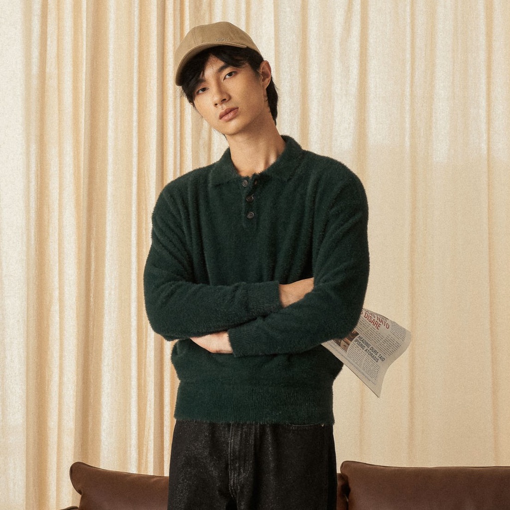 Áo Len Dài Tay UNICUS All Rounder Knit Polo