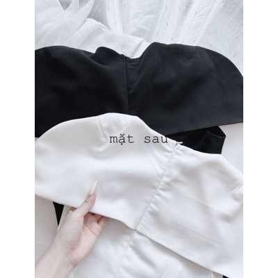 ANU248 - ÁO PELUM CHỜM VAI BỒNG 2 MÀU