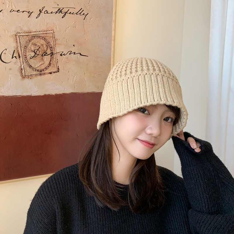 Mũ Bucket Dệt Tay Chống Gió Thời Trang Năm Mới