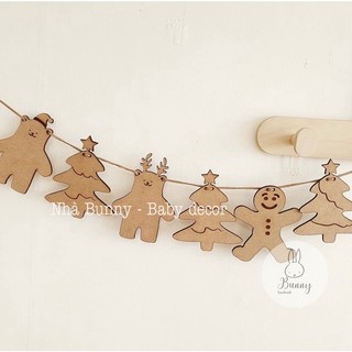 Set dây gấu và cây thông noel