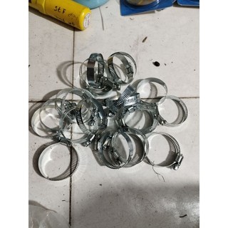 10 cai cổ dê inox xiết ống nhiều size