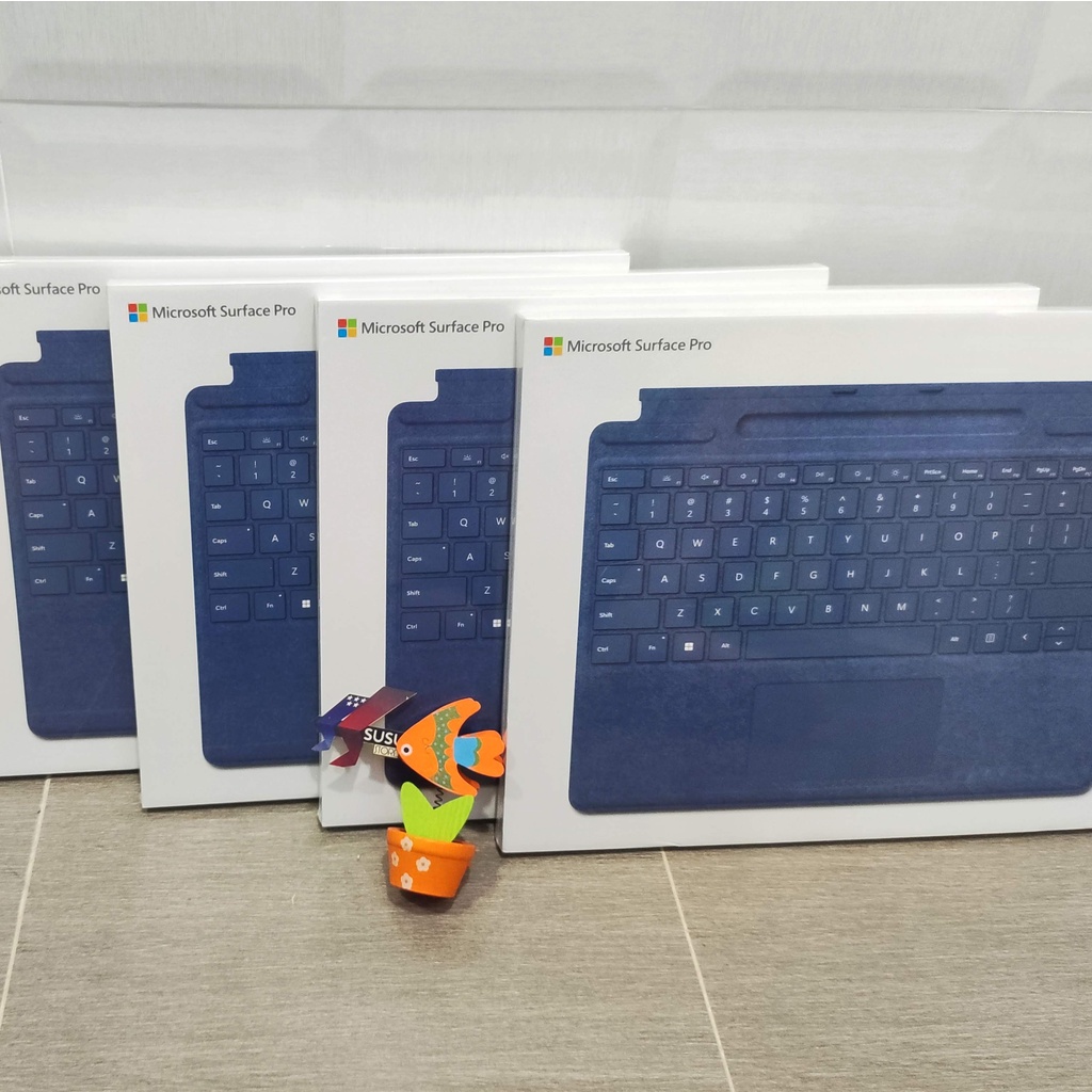 Bàn Phím Surface Pro 8 - 9 có khe sạc bút cảm ứng - Surface Pro X Alcantara - New SEAL - Đủ màu