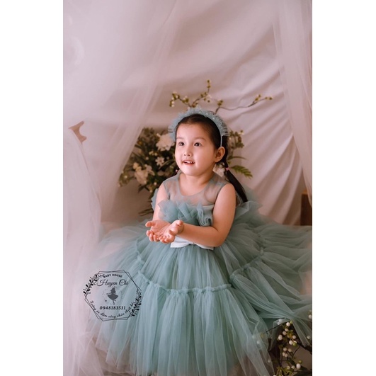 VÁY CÔNG CHÚA BÈO GẤU NHIỀU LỚP 💕💕💕tặng kèm cài tóc