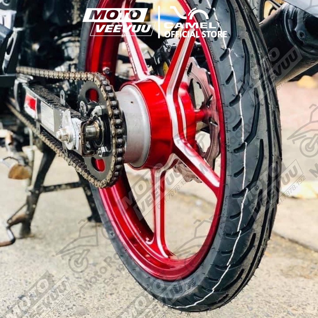Vỏ lốp xe máy CAMEL 900 Gai Dunlop xe ga 60/90-14 TL (Lốp không ruột)