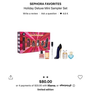 Set 6 chai nước hoa mini (bill SEPHORA US) -tách lẻ no box